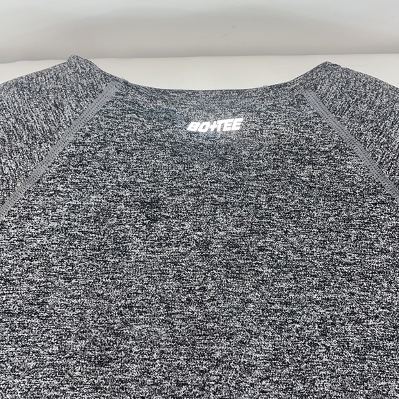 🆕Bo&Tee black marl determined seamless crop top 🖤 - Picture 5 of 7